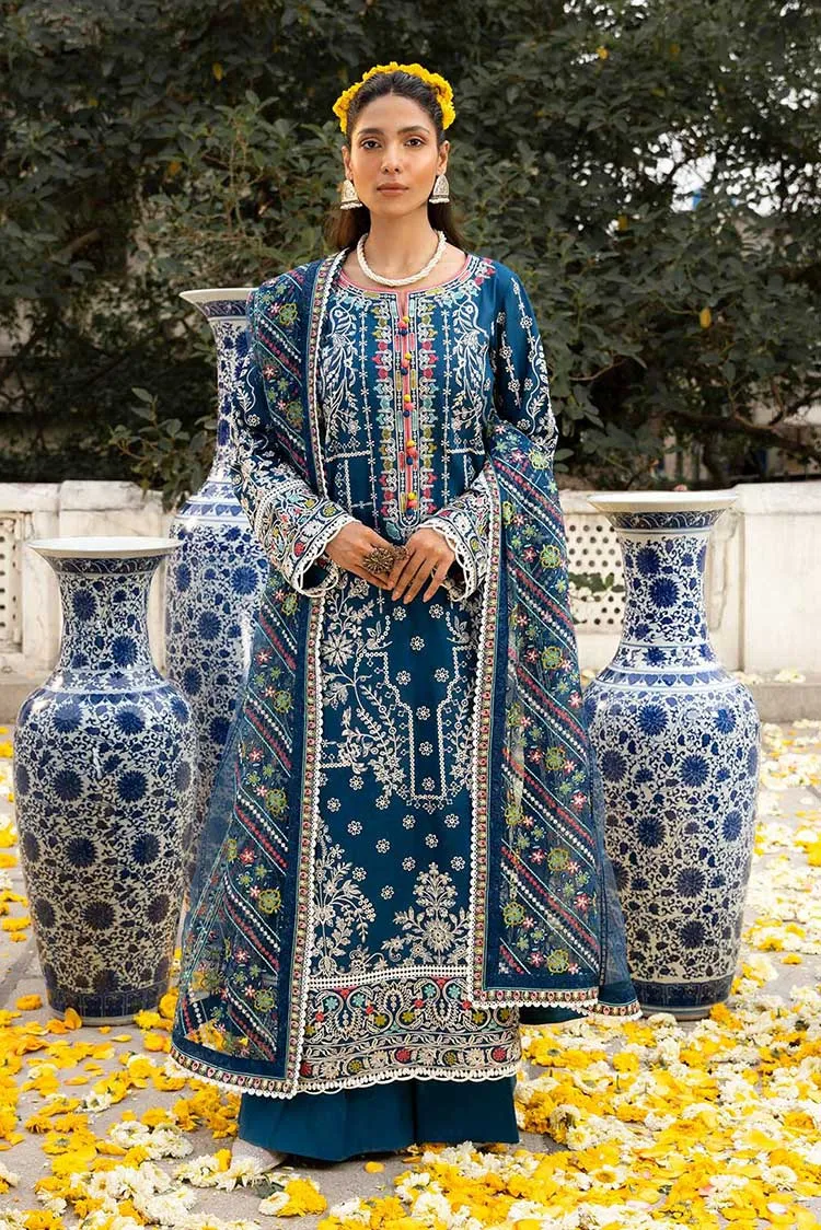 LOOK 01 Meenakari Embroidered Lawn Collection