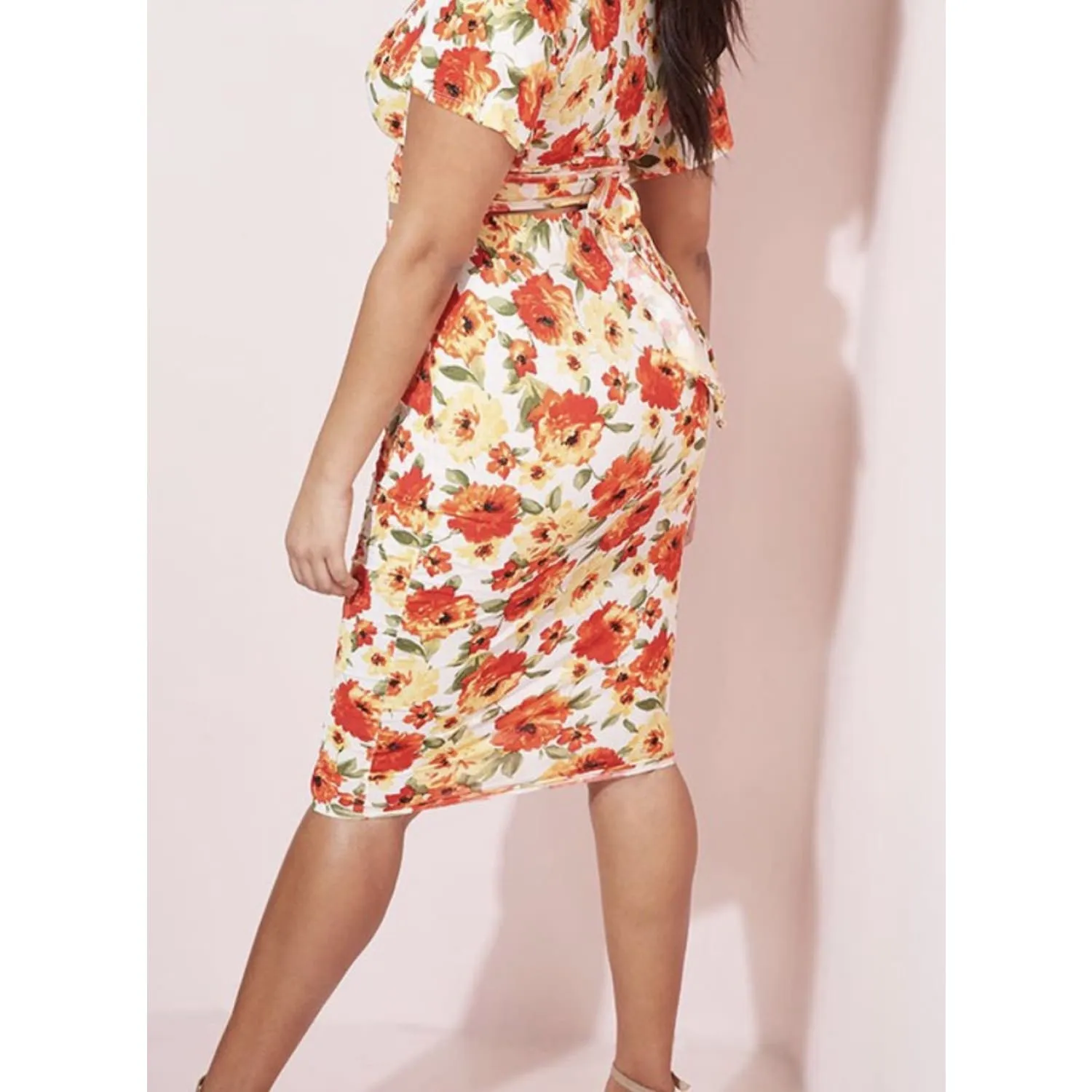 Midi Floral Skirt