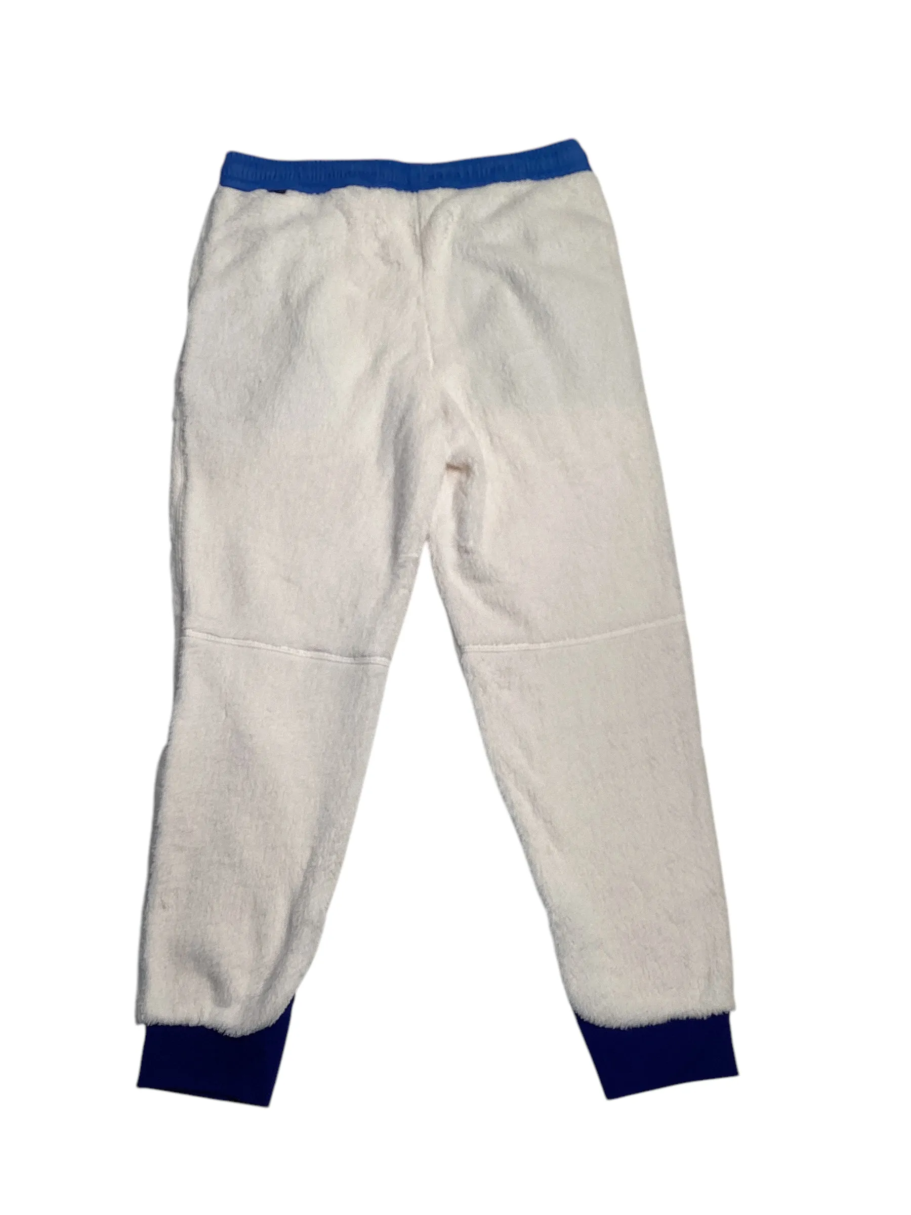 MONCLER Mens Grenoble Fleece Sweatpants Pants Size Large White Blue