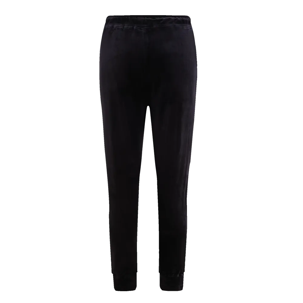 NBA BOSTON CELTICS CLASSIC HIGH RISE WOMEN'S VELOUR JOGGER (BLACK)