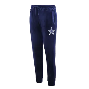 NFL DALLAS COWBOYS CLASSIC WOMEN'S VELOUR JOGGER (MIDNIGHT NAVY)