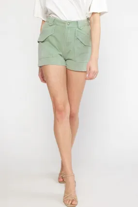 Olive Expression Shorts
