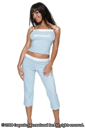 Penthouse Jersey Tank Top & Capris Pant