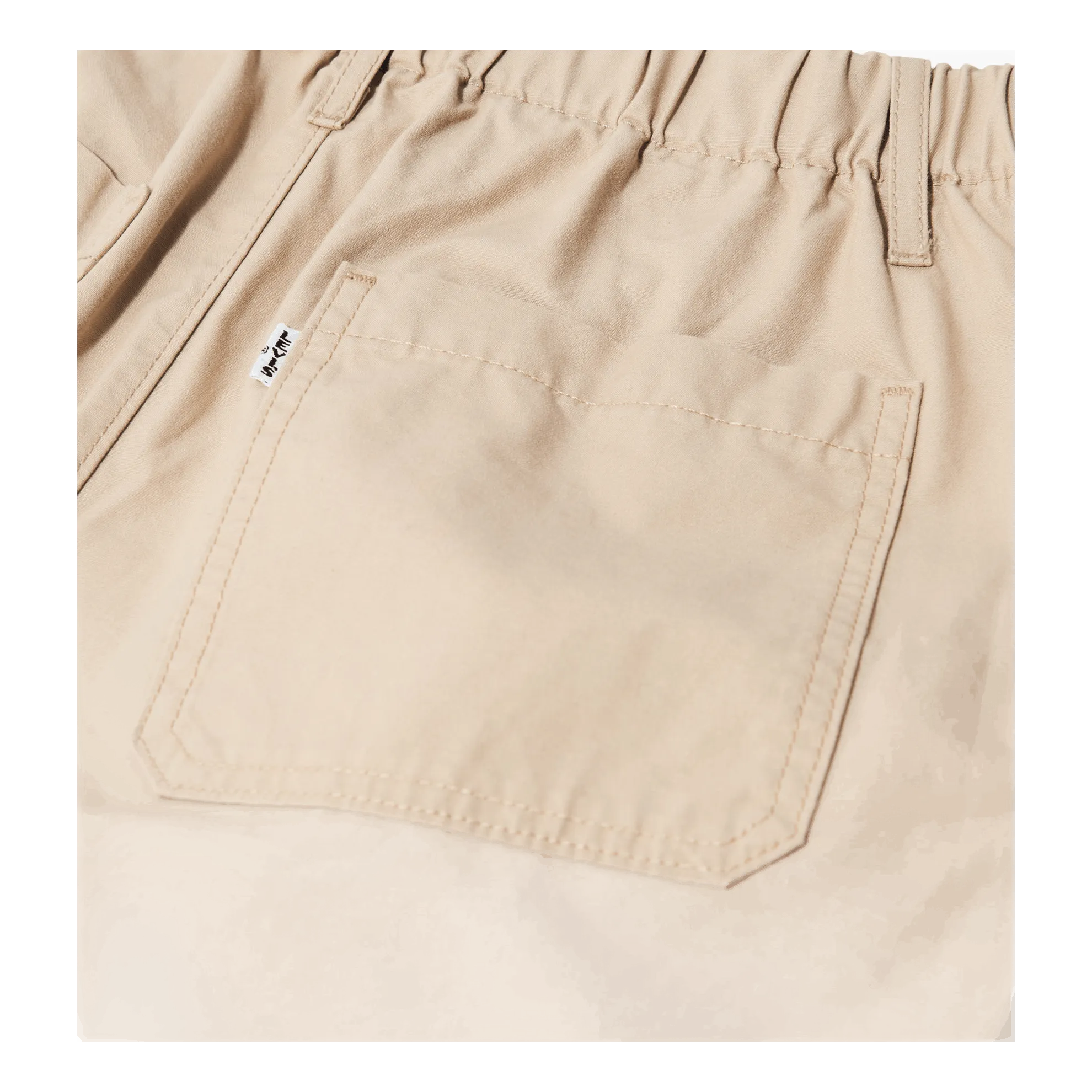 Pleated Utility Short Khaki