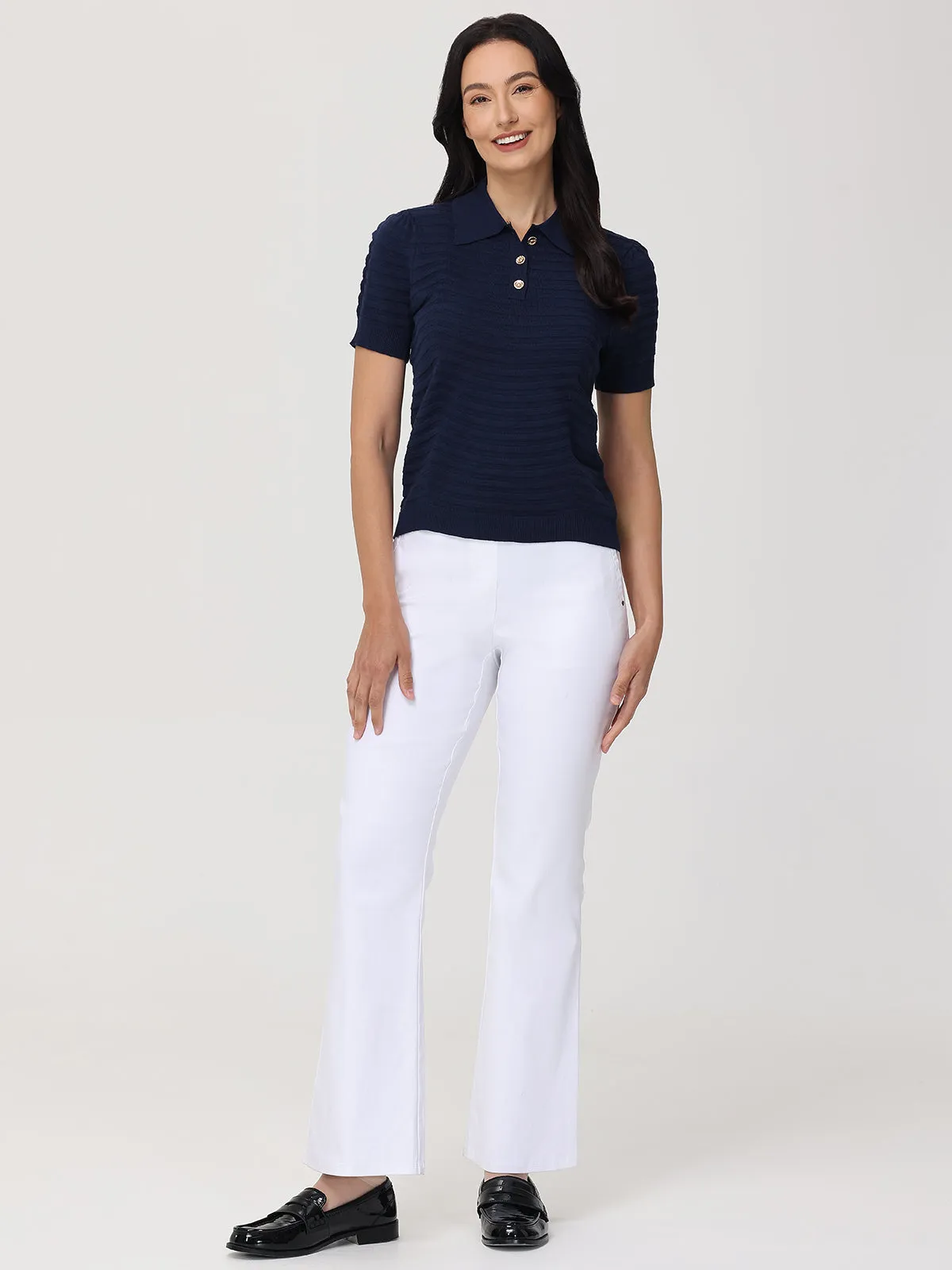 Pointelle Polo
