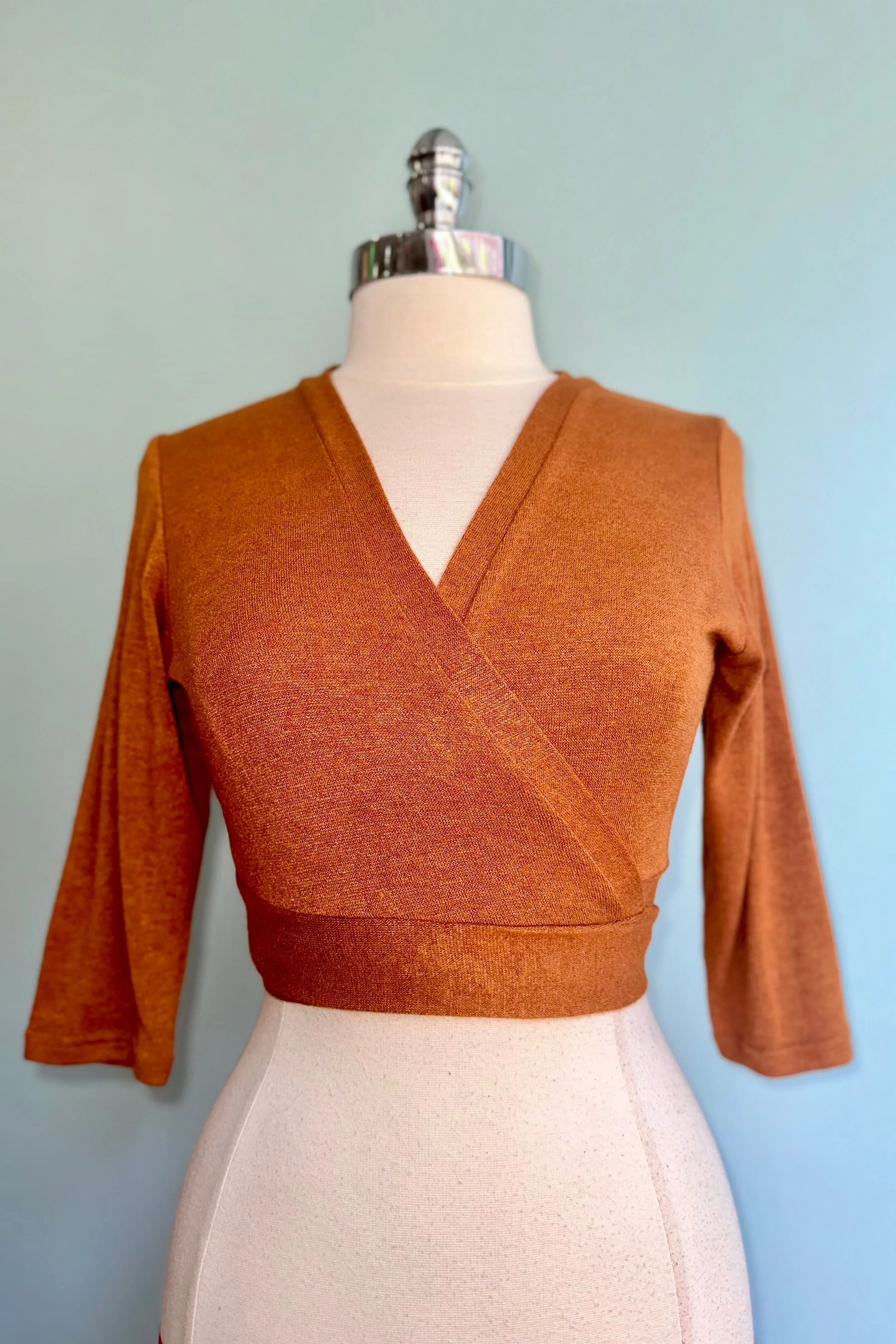 Rust Sweet Sweater by Heart of Haute