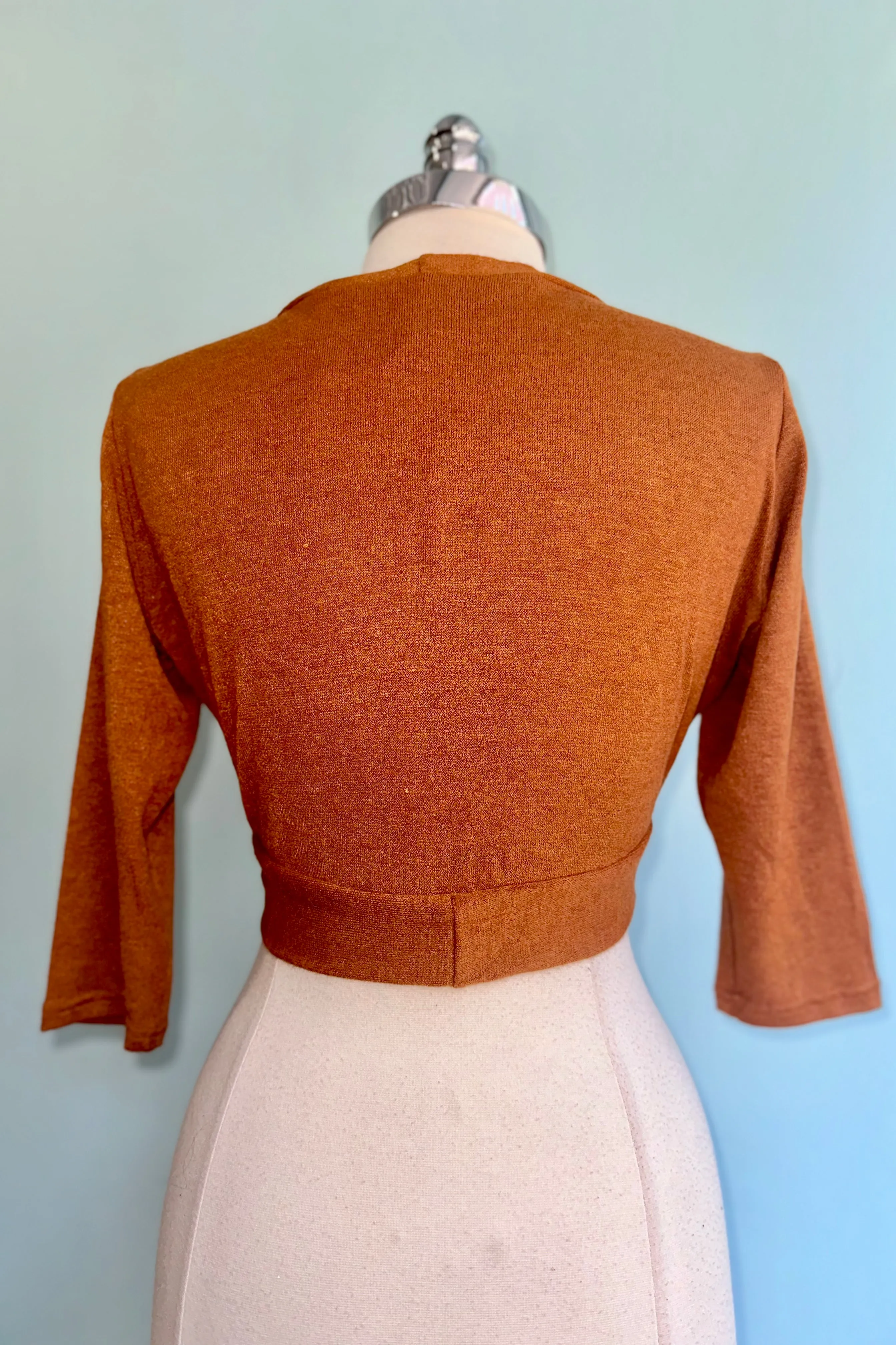 Rust Sweet Sweater by Heart of Haute