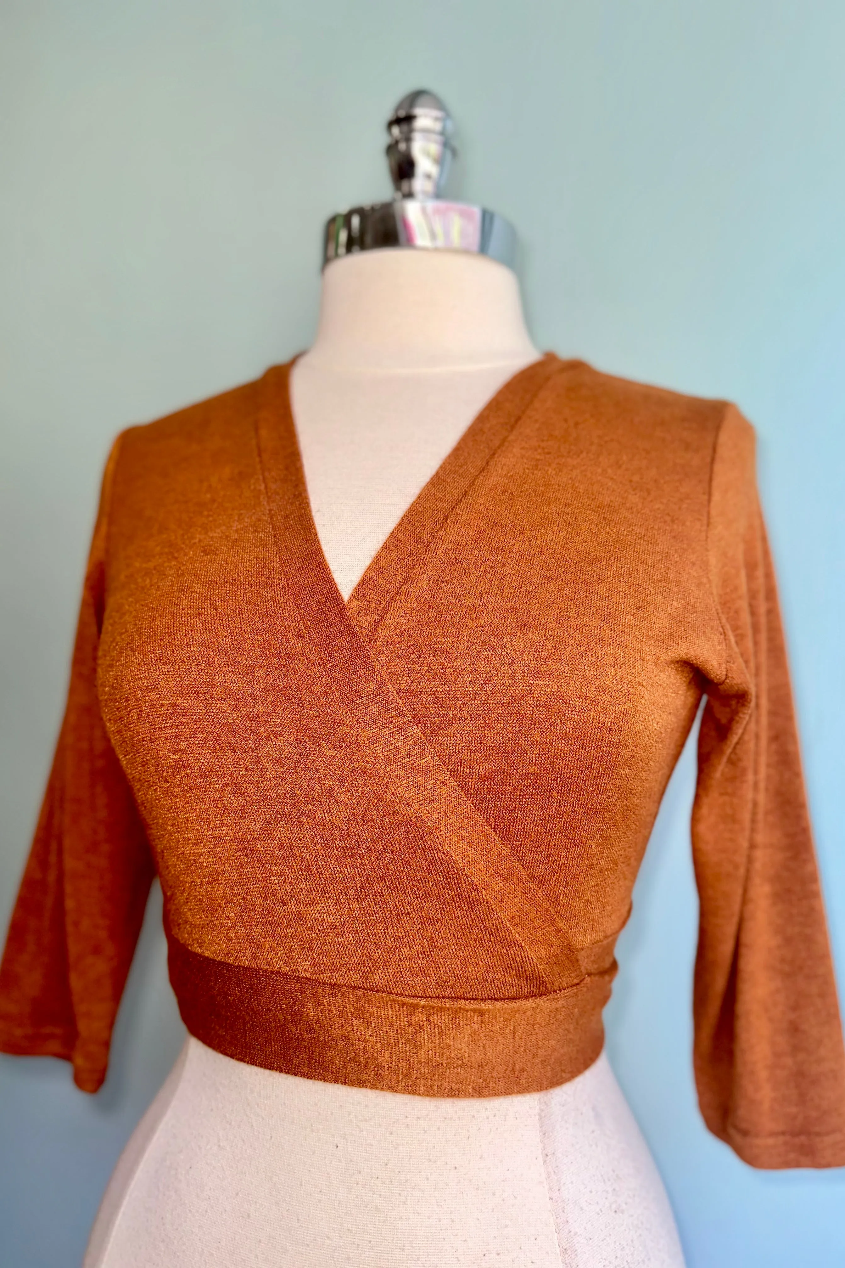 Rust Sweet Sweater by Heart of Haute