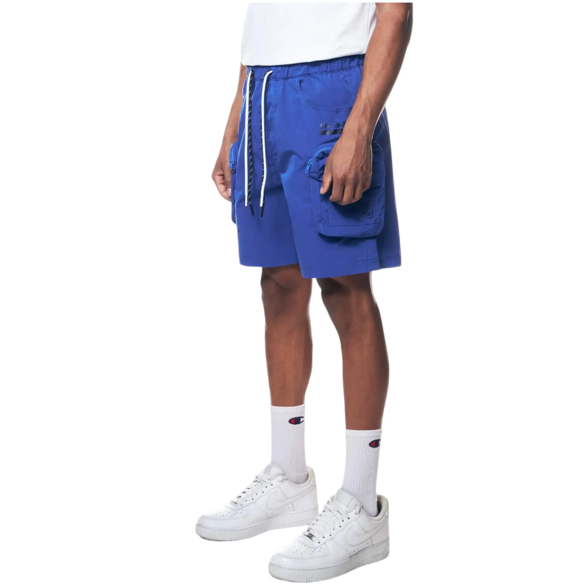SMOKE RISE: Nylon Utility Shorts WS23182