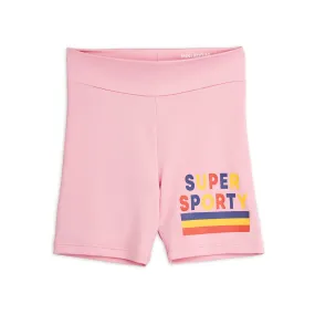 Super Sporty Bike Shorts in Pink by Mini Rodini