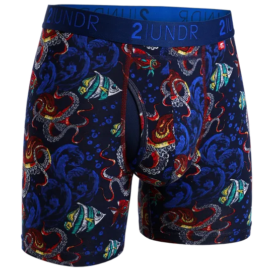 Swing Shift Boxer Briefs in Squid Row