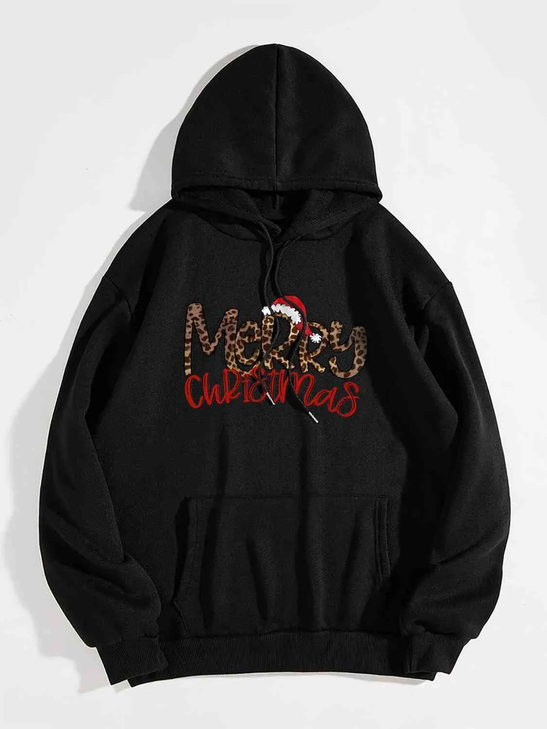 TastyHottie - MERRY CHRISTMAS Graphic Drawstring Hoodie