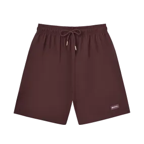 THE UTILITY SHORTS-BURGUNDY