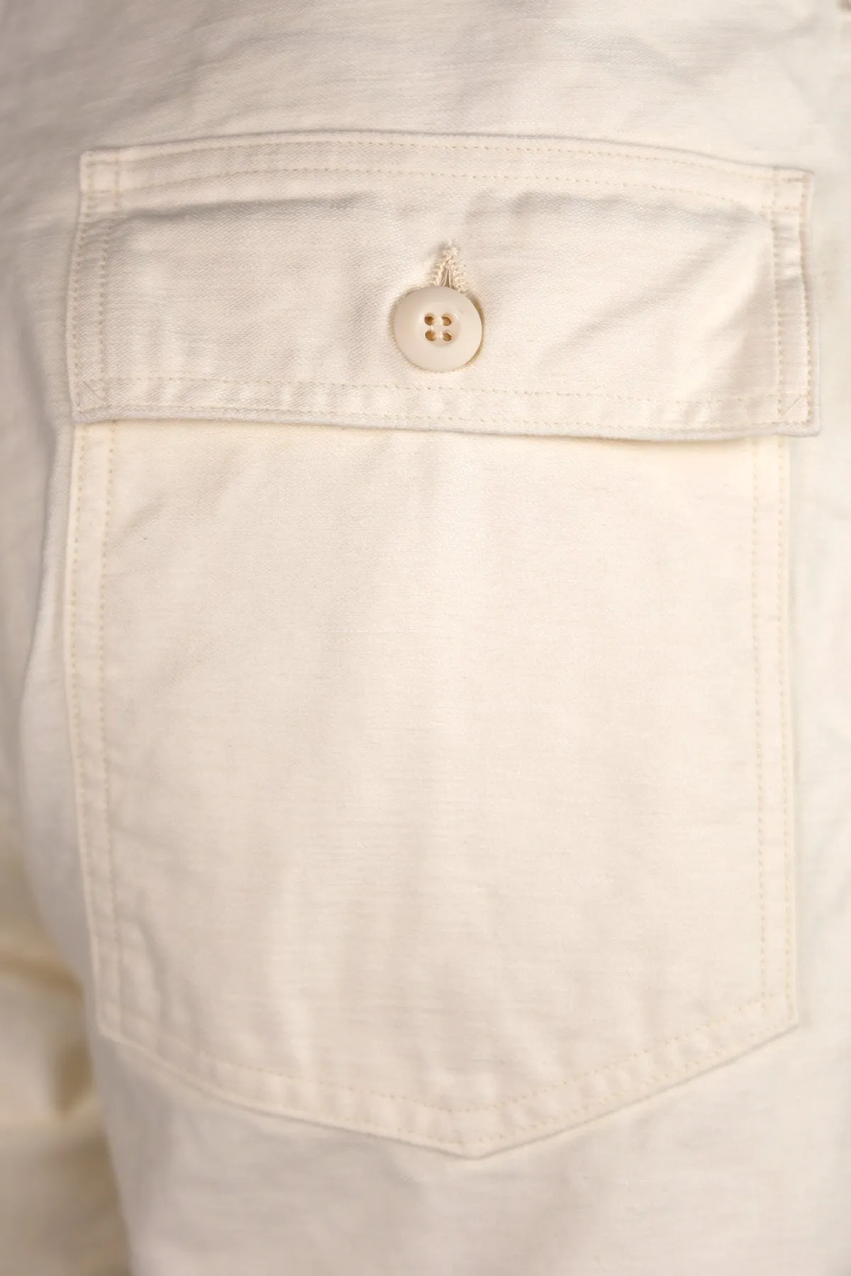 US Army Fatigue Shorts - Ecru