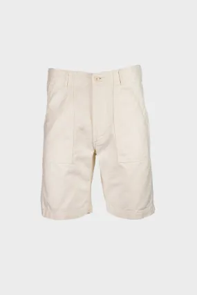 US Army Fatigue Shorts - Ecru