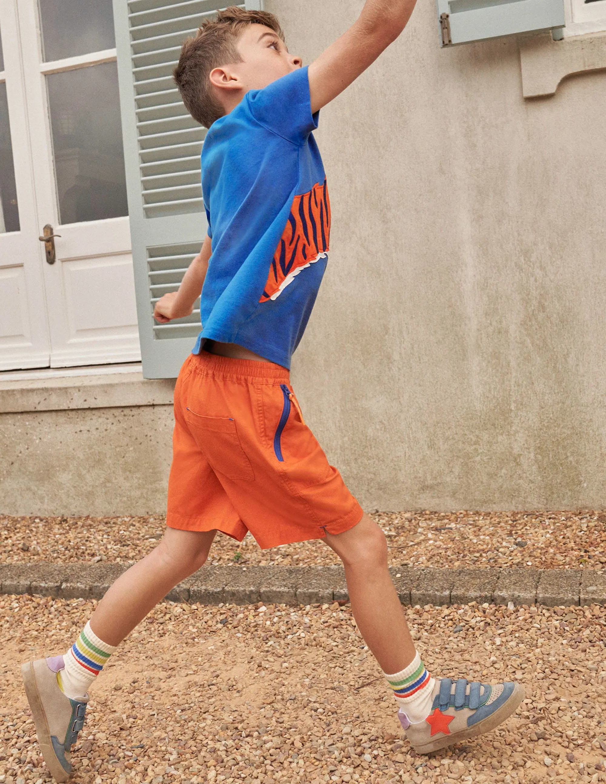 Utility Ripstop Shorts-Kumquat Orange