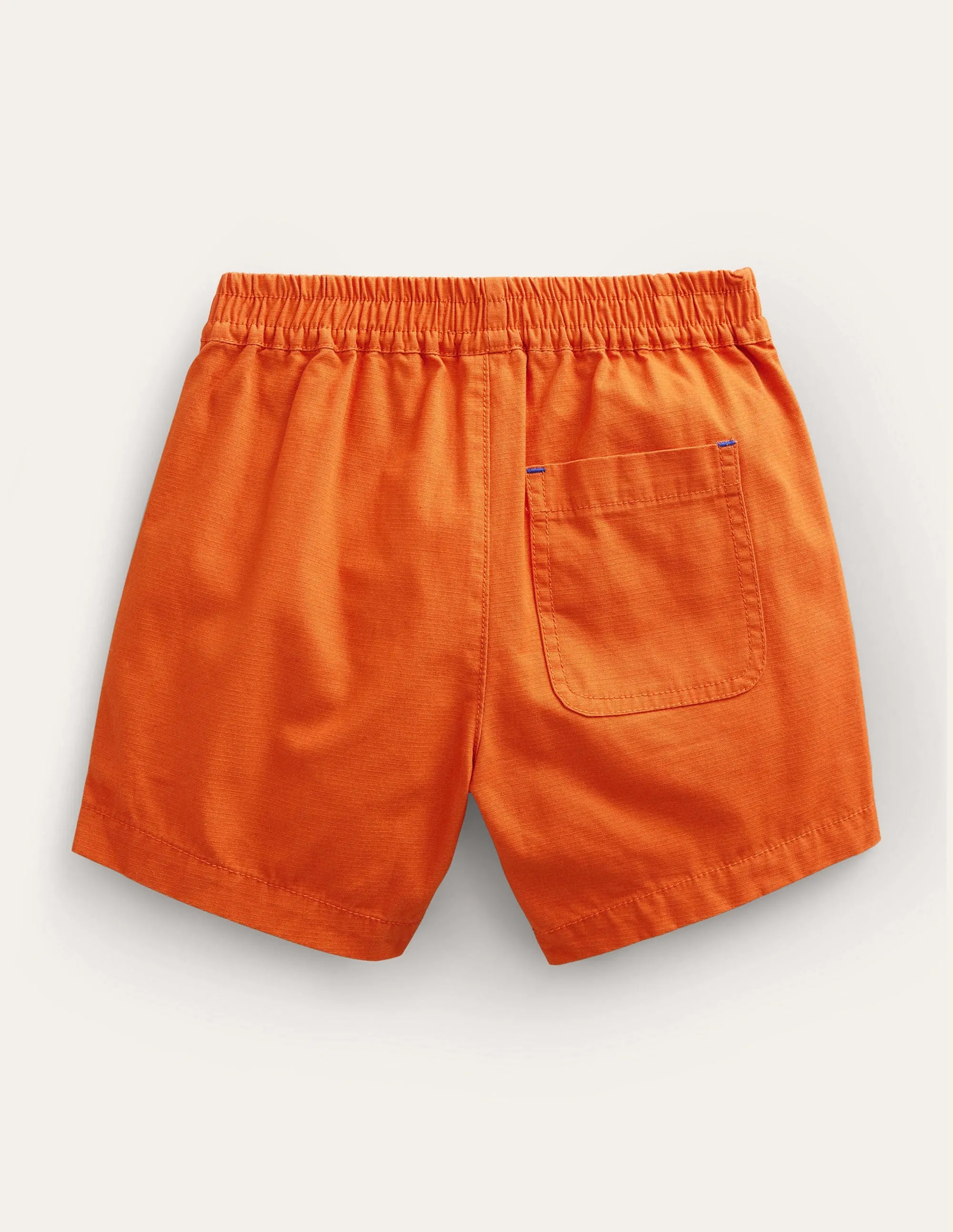 Utility Ripstop Shorts-Kumquat Orange