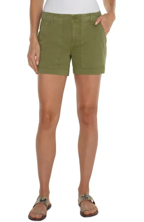 UTILITY SHORT WITH FLAP POCKETS