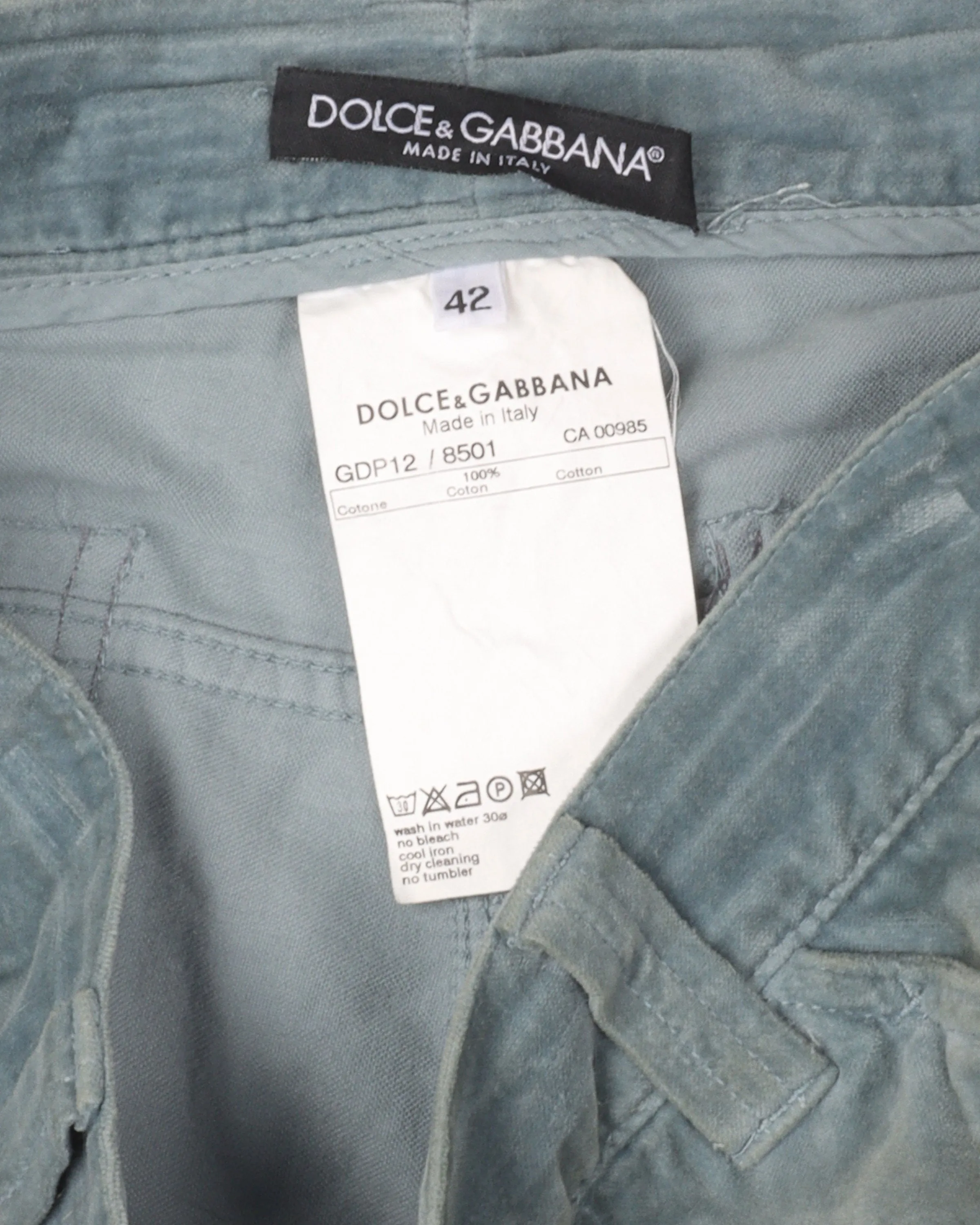 Velour Bondage Pants