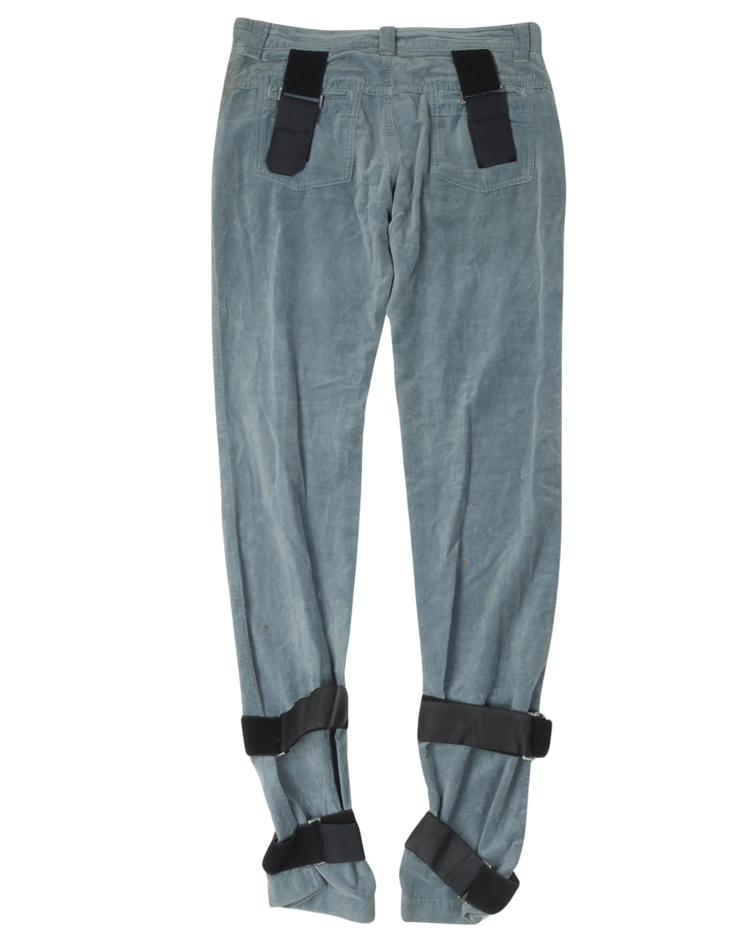 Velour Bondage Pants
