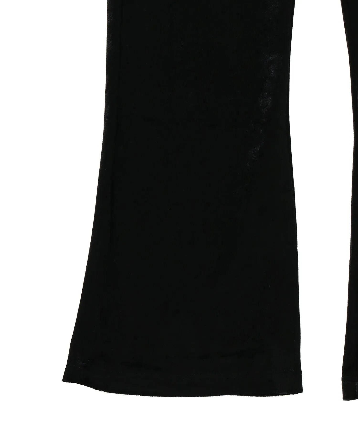 VELOUR FLARE PANTS