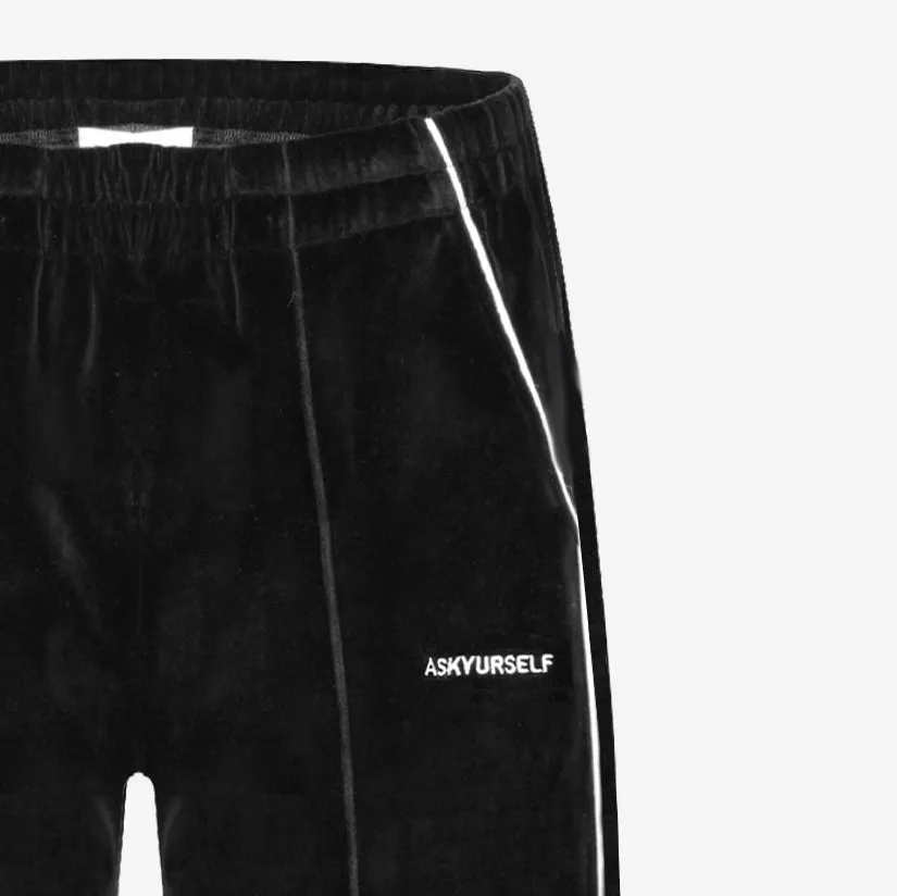 VELOUR TRACK PANTS