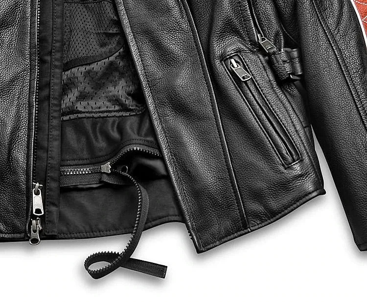 Women Harley Davidson Leather Riding Jacket