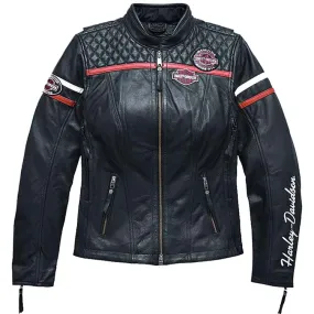Women Harley Davidson Triple Vent Jacket