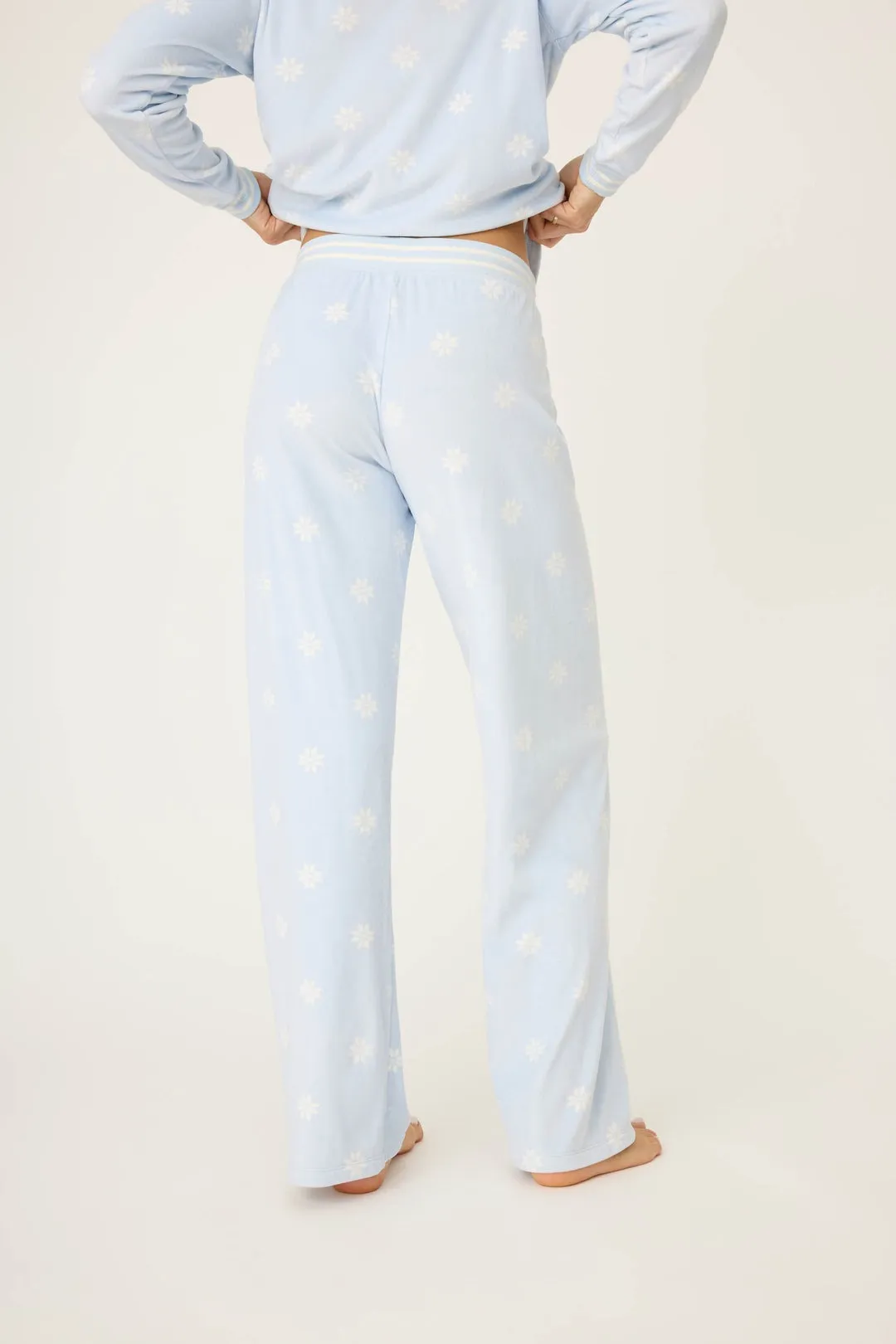 Women's Après All Day Velour Pant - Snowflake