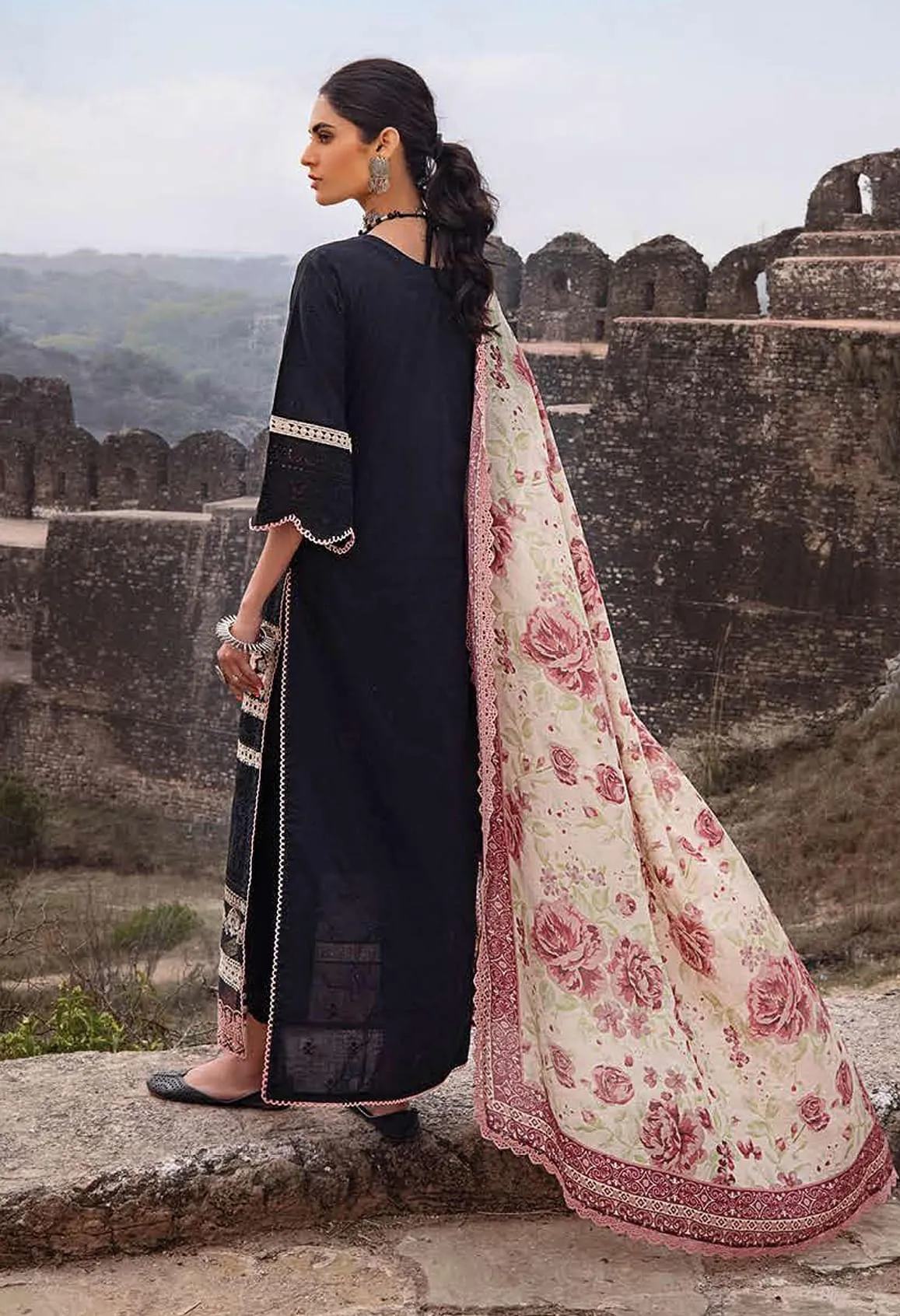 Zainab Chottani Unstitched 3 Piece Chikankari Collection'2022-06-B-Pasbaan